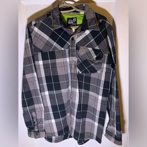 Y2K metal mulisha flannel shirt